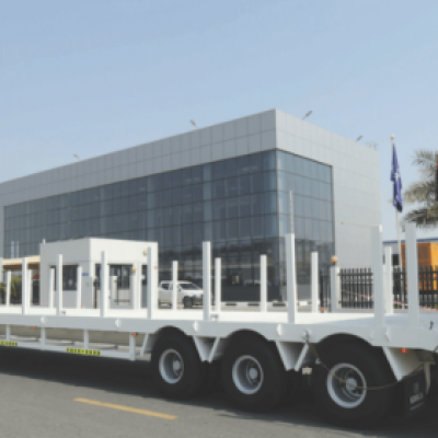 This company's low flatbed semi-trailer has become a new favorite in the Middle East market 