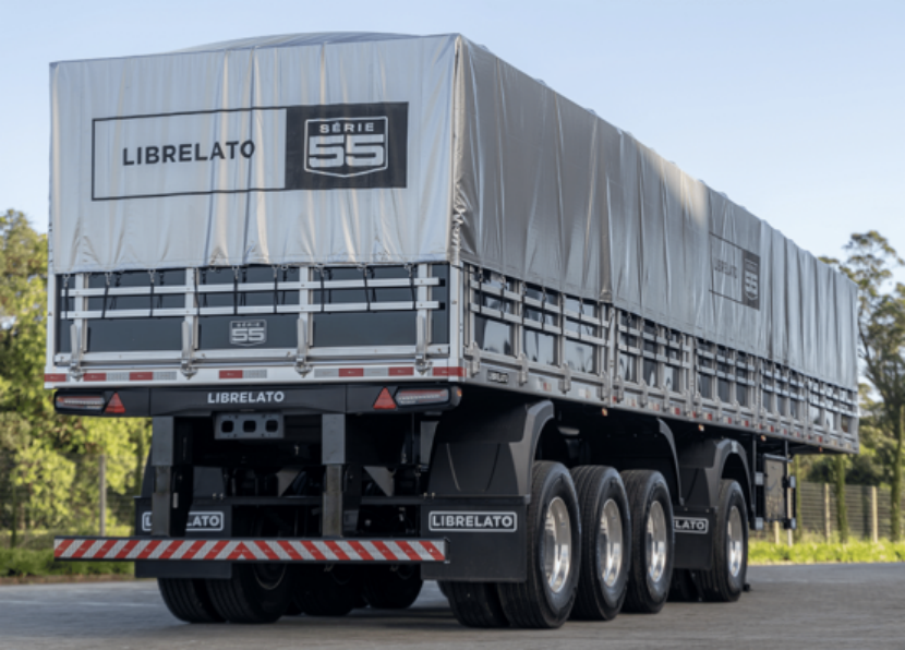 Using 410D stainless steel, take a look at this Brazilian new material bulk transport semi-trailer