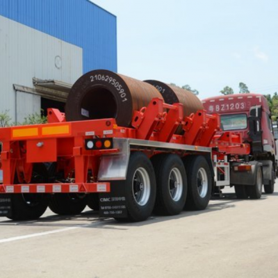 CIMC semi trailer factory launches steel coil special vehicle with compliance and high safety