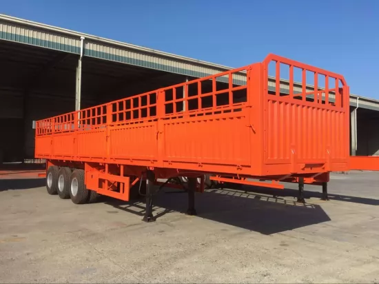 3 axles Fence semi trailer