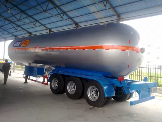 3 axles LPG tanker semi trailer