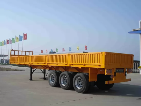 3 axles cargo semi trailer