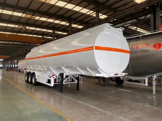 3 axles fuel tanker semi trailer