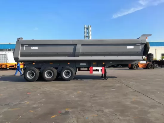 3 axles tipper semi trailer