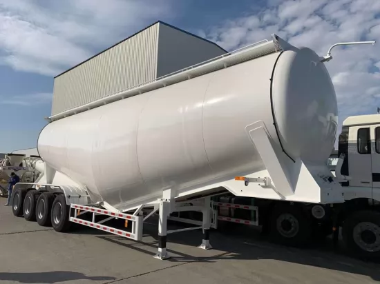 4 axles bulk cement trailer