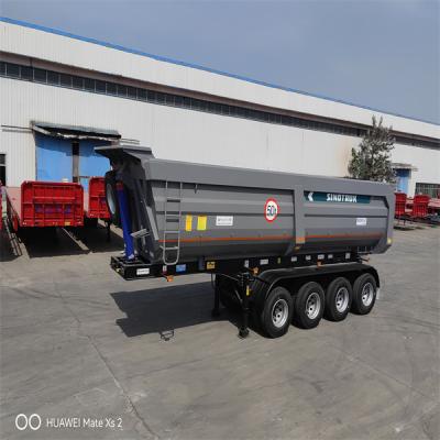 4 axles tipper semi trailer