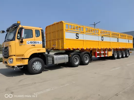 Fence cargo semi trailer